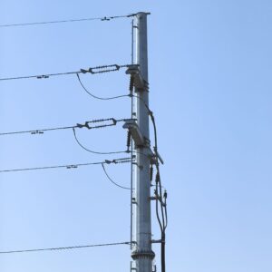 132kV Monopole Transmission Tower Steel Pipe Single Tube 50M/S Wind Speed Flange Connection for Electric Power Line