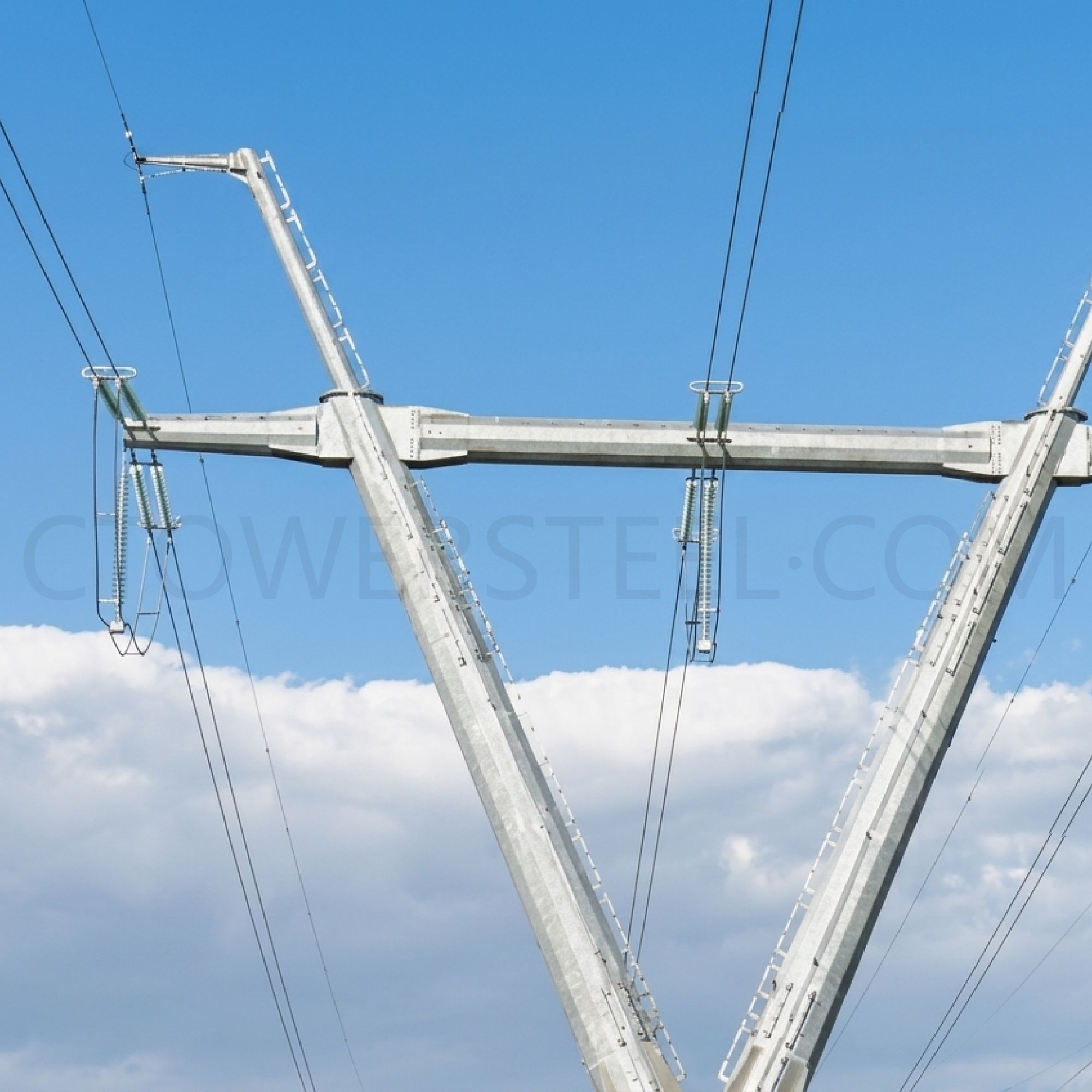 High Strength Hot Dip Galvanized 230kv Transmission Line Steel Tower Tubular Monopole for Electrical Utility Project - 图片 4